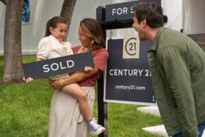 Clients celebrating a sold home